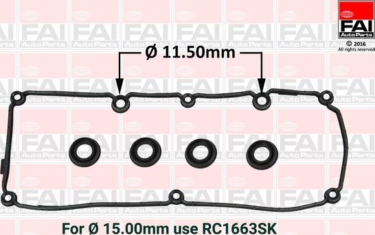 FAI AutoParts RC1662SK - Joint de cache culbuteurs cwaw.fr