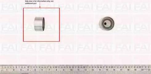 FAI AutoParts T9444 - Poulie-tendeur, courroie de distribution cwaw.fr