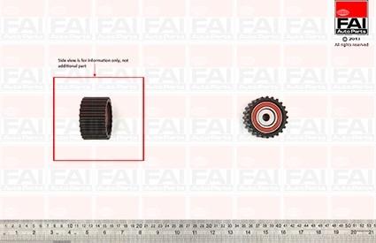 FAI AutoParts T9443 - Poulie renvoi / transmission, courroie de distribution cwaw.fr