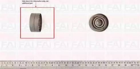 FAI AutoParts T9461 - Poulie renvoi / transmission, courroie de distribution cwaw.fr