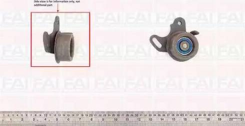 FAI AutoParts T9434 - Poulie-tendeur, courroie de distribution cwaw.fr