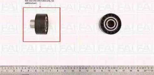 FAI AutoParts T9556 - Poulie renvoi / transmission, courroie de distribution cwaw.fr