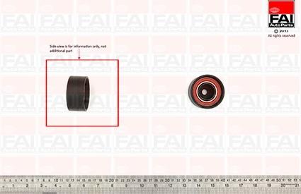 FAI AutoParts T9568 - Poulie renvoi / transmission, courroie de distribution cwaw.fr