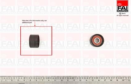 FAI AutoParts T9515 - Poulie renvoi / transmission, courroie de distribution cwaw.fr