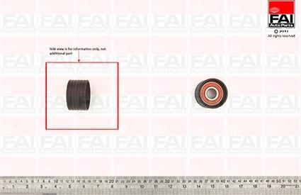 FAI AutoParts T9512 - Poulie renvoi / transmission, courroie de distribution cwaw.fr