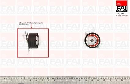 FAI AutoParts T9533 - Poulie-tendeur, courroie de distribution cwaw.fr