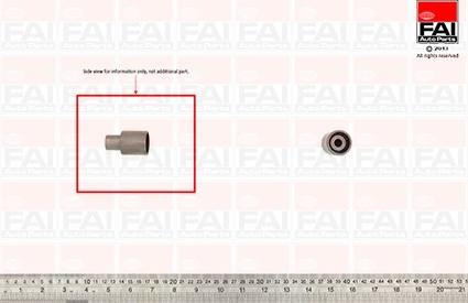 FAI AutoParts T9343 - Poulie renvoi / transmission, courroie de distribution cwaw.fr