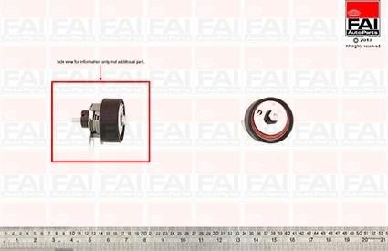 FAI AutoParts T9356 - Poulie-tendeur, courroie de distribution cwaw.fr