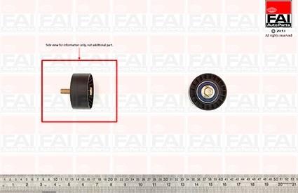 FAI AutoParts T9364 - Poulie renvoi / transmission, courroie de distribution cwaw.fr