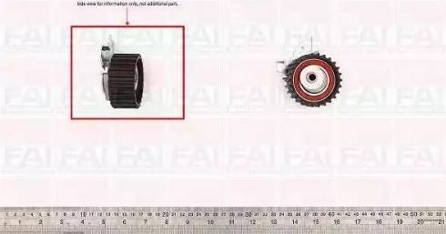 FAI AutoParts T9383 - Poulie-tendeur, courroie de distribution cwaw.fr