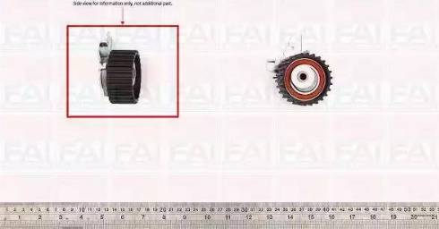 FAI AutoParts T9376 - Poulie-tendeur, courroie de distribution cwaw.fr