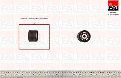 FAI AutoParts T9370 - Poulie renvoi / transmission, courroie de distribution cwaw.fr