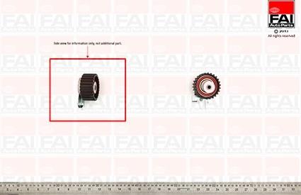 FAI AutoParts T9298 - Poulie-tendeur, courroie de distribution cwaw.fr