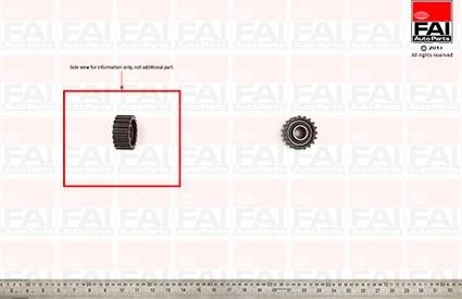 FAI AutoParts T9244 - Poulie renvoi / transmission, courroie de distribution cwaw.fr