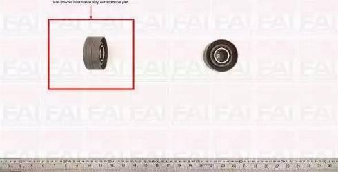 FAI AutoParts T9273 - Poulie renvoi / transmission, courroie de distribution cwaw.fr