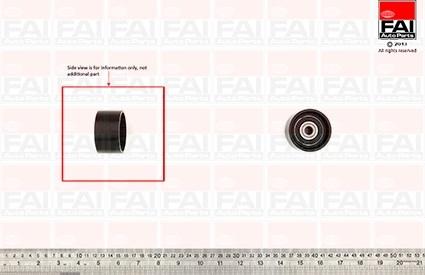 FAI AutoParts T9775 - Poulie renvoi / transmission, courroie de distribution cwaw.fr