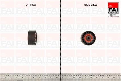 FAI AutoParts T1161 - Poulie renvoi / transmission, courroie de distribution cwaw.fr