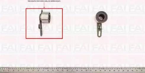 FAI AutoParts T1754 - Poulie-tendeur, courroie de distribution cwaw.fr