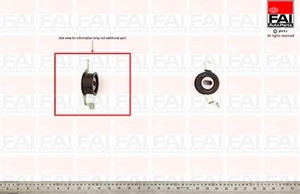 FAI AutoParts T8656 - Poulie-tendeur, courroie de distribution cwaw.fr