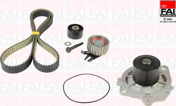 FAI AutoParts TBK493-6228 - Pompe à eau + kit de courroie de distribution cwaw.fr