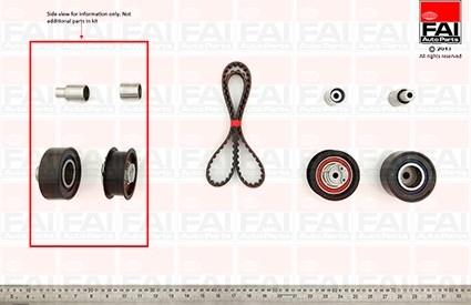 FAI AutoParts TBK416 - Kit de distribution cwaw.fr