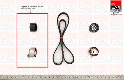 FAI AutoParts TBK435 - Kit de distribution cwaw.fr