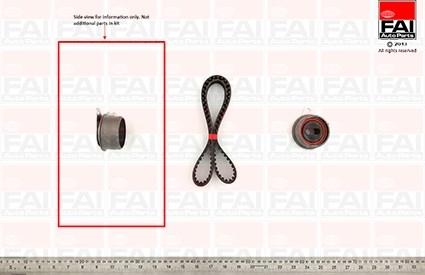 FAI AutoParts TBK425 - Kit de distribution cwaw.fr