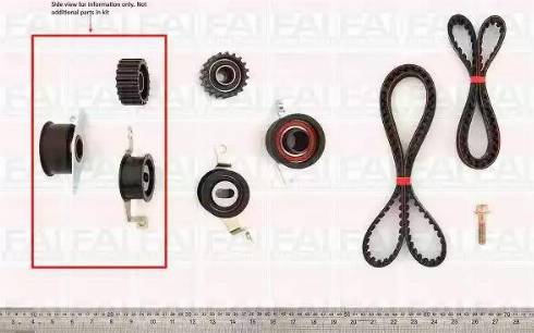 FAI AutoParts TBK06 - Kit de distribution cwaw.fr