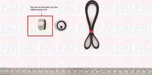 FAI AutoParts TBK07 - Kit de distribution cwaw.fr