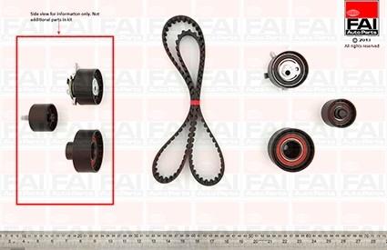 FAI AutoParts TBK149 - Kit de distribution cwaw.fr