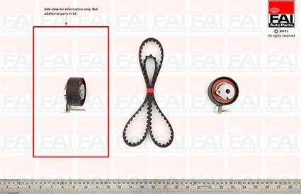 FAI AutoParts TBK145 - Kit de distribution cwaw.fr