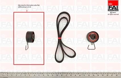 FAI AutoParts TBK155 - Kit de distribution cwaw.fr