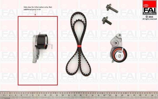 FAI AutoParts TBK104 - Kit de distribution cwaw.fr