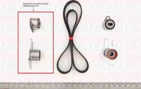 FAI AutoParts TBK134 - Kit de distribution cwaw.fr