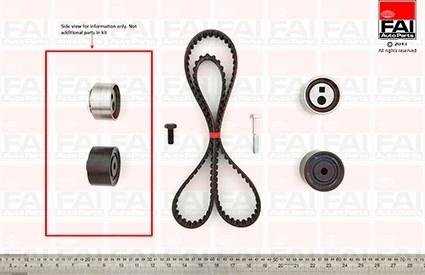 FAI AutoParts TBK124 - Kit de distribution cwaw.fr