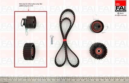 FAI AutoParts TBK125 - Kit de distribution cwaw.fr