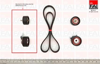 FAI AutoParts TBK174 - Kit de distribution cwaw.fr