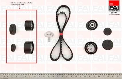 FAI AutoParts TBK171 - Kit de distribution cwaw.fr