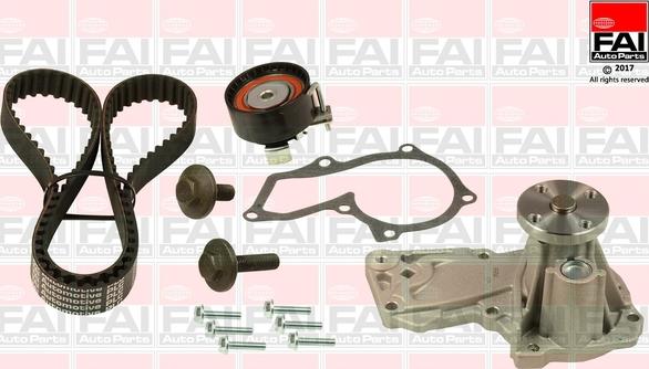 FAI AutoParts TBK177-6409 - Pompe à eau + kit de courroie de distribution cwaw.fr