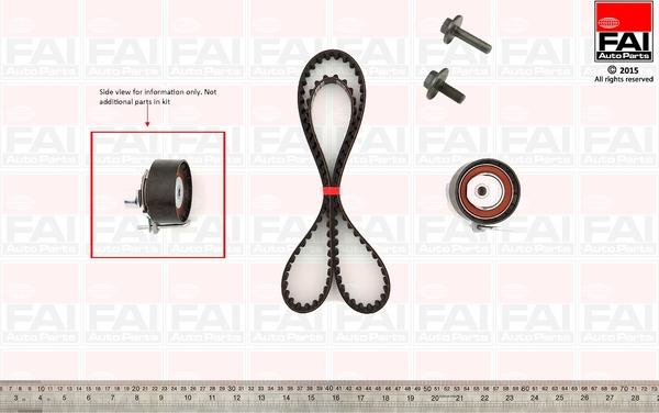 FAI AutoParts TBK177 - Kit de distribution cwaw.fr