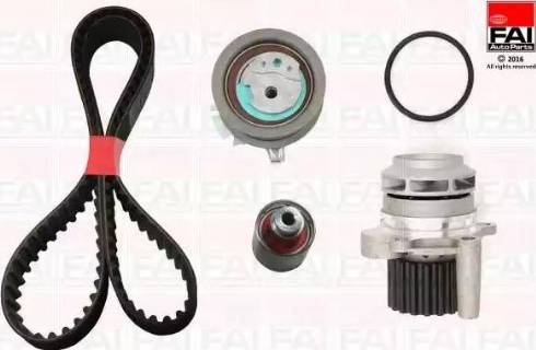 FAI AutoParts TBK345-6438 - Pompe à eau + kit de courroie de distribution cwaw.fr