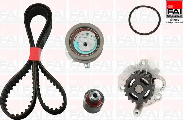 FAI AutoParts TBK345-6306 - Pompe à eau + kit de courroie de distribution cwaw.fr