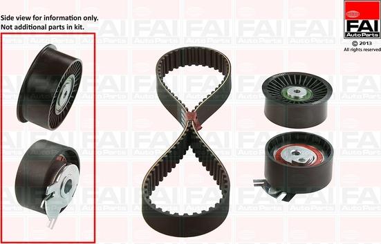 FAI AutoParts TBK341 - Kit de distribution cwaw.fr