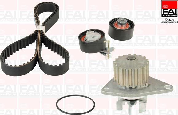 FAI AutoParts TBK343-6416 - Pompe à eau + kit de courroie de distribution cwaw.fr