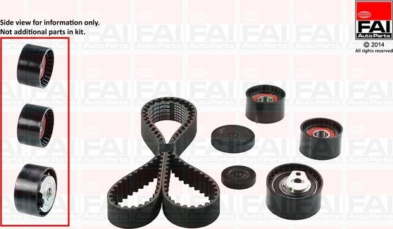 FAI AutoParts TBK354 - Kit de distribution cwaw.fr