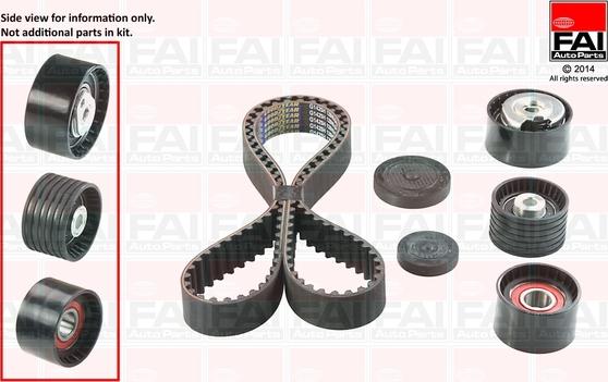 FAI AutoParts TBK352 - Kit de distribution cwaw.fr