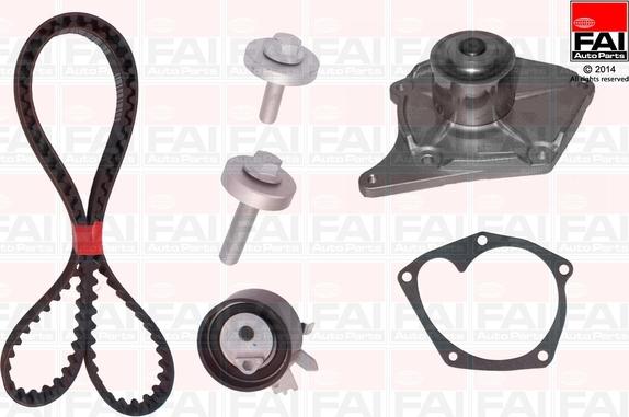 FAI AutoParts TBK357-6329 - Pompe à eau + kit de courroie de distribution cwaw.fr