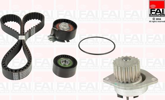 FAI AutoParts TBK252-6038 - Pompe à eau + kit de courroie de distribution cwaw.fr