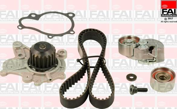 FAI AutoParts TBK225-6528 - Pompe à eau + kit de courroie de distribution cwaw.fr