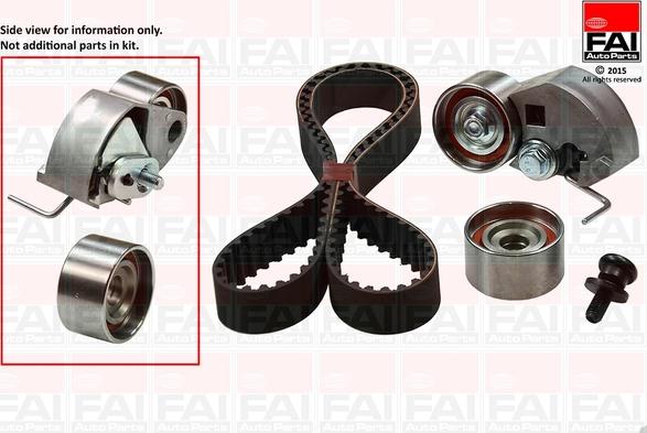 FAI AutoParts TBK225 - Kit de distribution cwaw.fr